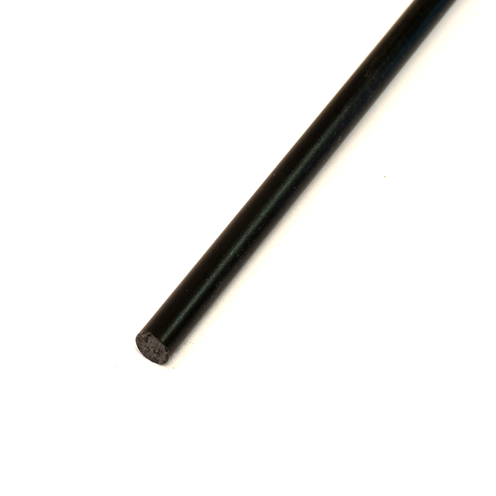 Black Carbon Fibre Rod 6mm